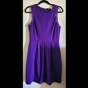 Stretchy Comfortable Purple dress